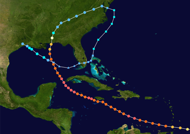 Hurricane Ivan, the OG "zombie storm," struck the Gulf Coast twice.