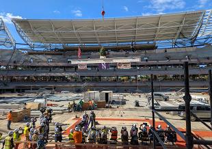 Open concourses, wide terraces and outdoor plazas at each corner connect fans to the field and to the surrounding Evanston community, offering spaces for gathering, tailgating, and year-round events.