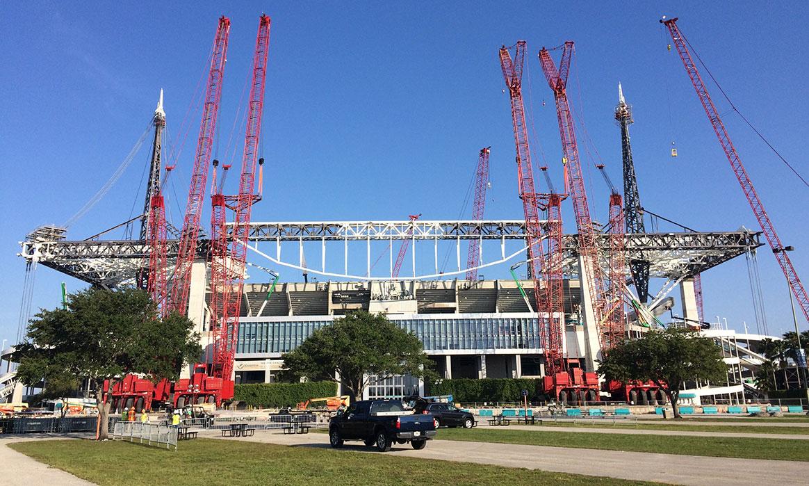 Miami Dolphins Hard Rock Stadium Renovation Time-Lapse 