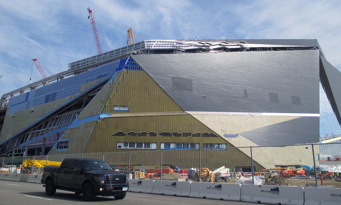 Official Minnesota Vikings U.S. Bank Stadium Construction Time-Lapse 