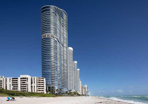 The Ritz-Carlton Residences at Sunny Isles Beach in Florida.