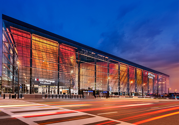 Rocket Mortgage FieldHouse in Cleveland, Ohio.