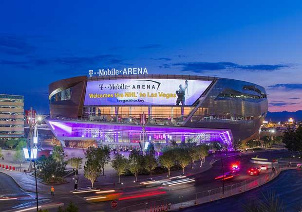 T-Mobile Arena in Las Vegas.