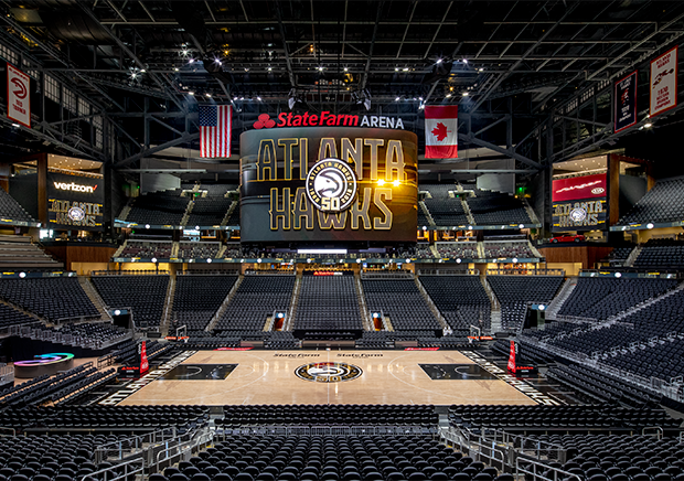 State Farm Arena in Atlanta, Georgia.