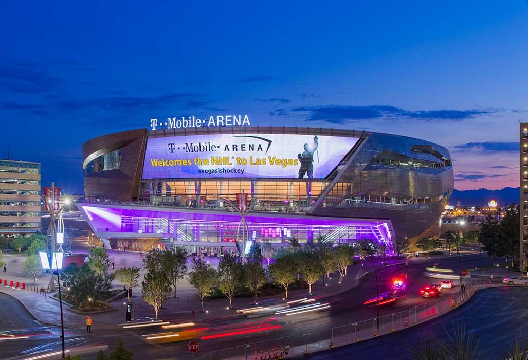 T-Mobile Arena in Las Vegas.