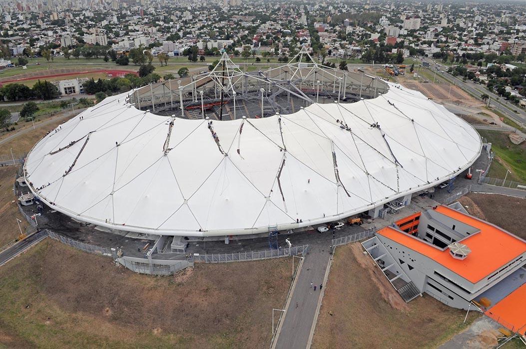 La Plata Stadium in La Plata, Buenos Aires, Argentina.