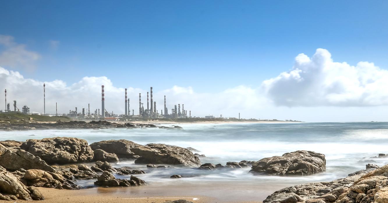 Galp refinery site in Matosinhos, Portugal.