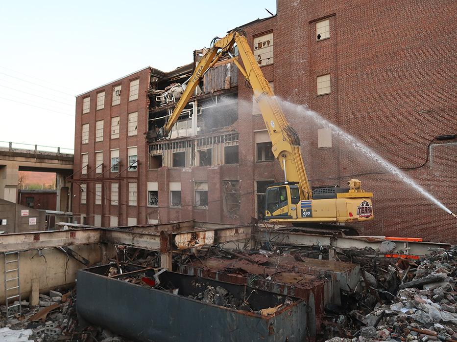 R.M. Palmer Explosion in West Reading, Pennsylvania. 