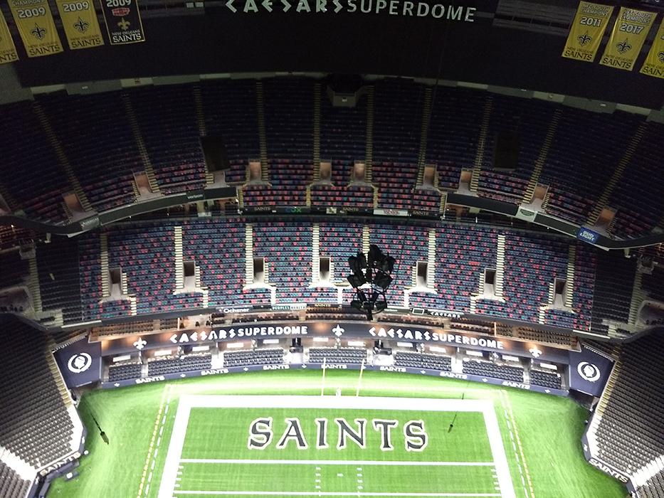 Additional phases of the capital improvements at the Caesars Superdome include the 450 endzone and the endzone suites.