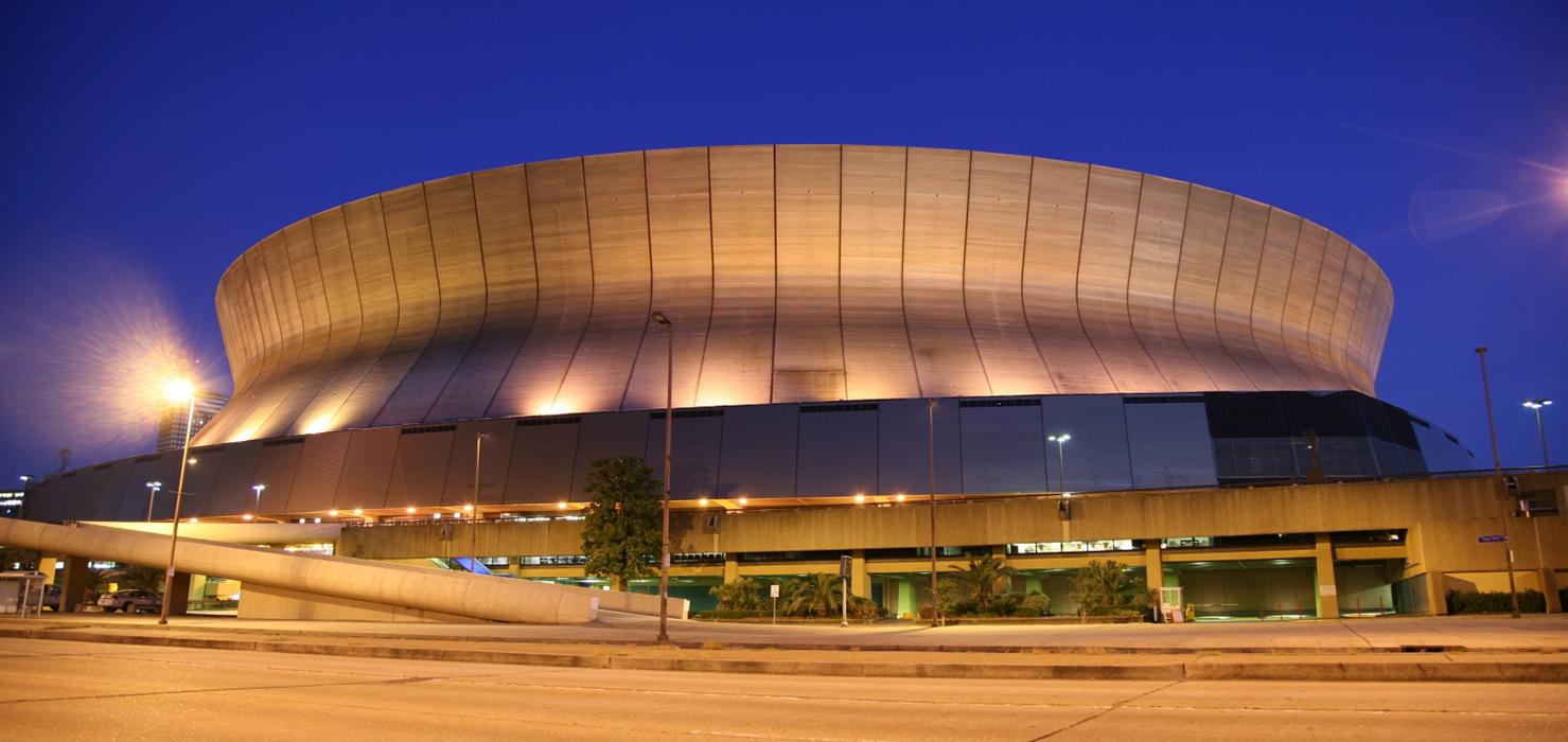 Caesars Superdome in New Orleans, Louisiana.