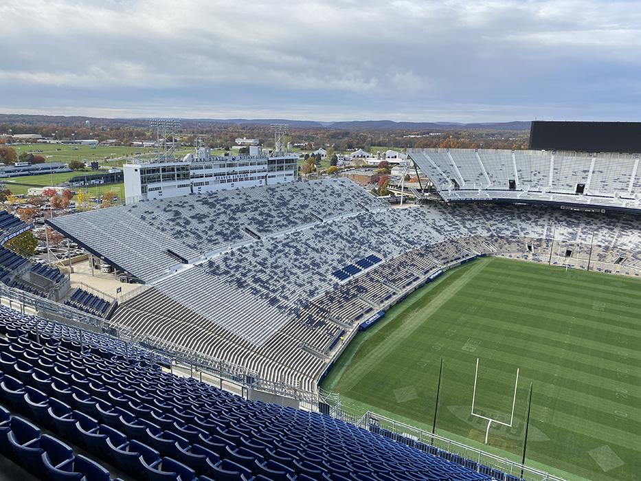 The Pennsylvania State University Beaver Stadium in University Park, Pennsylvania.