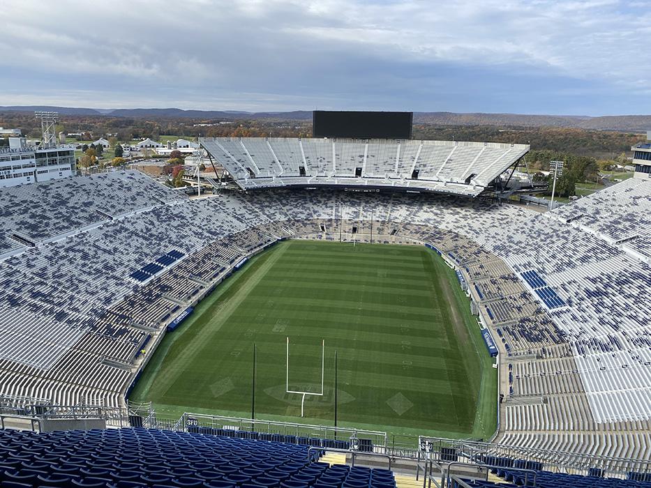 The Pennsylvania State University Beaver Stadium in University Park, Pennsylvania.