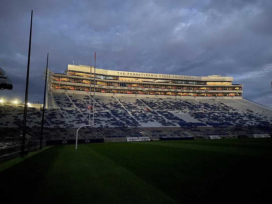 The Pennsylvania State University Beaver Stadium in University Park, Pennsylvania.