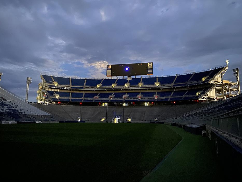 The Pennsylvania State University Beaver Stadium in University Park, Pennsylvania.