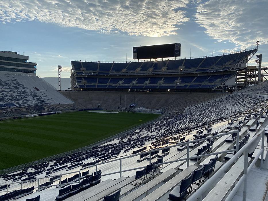 The Pennsylvania State University Beaver Stadium in University Park, Pennsylvania.