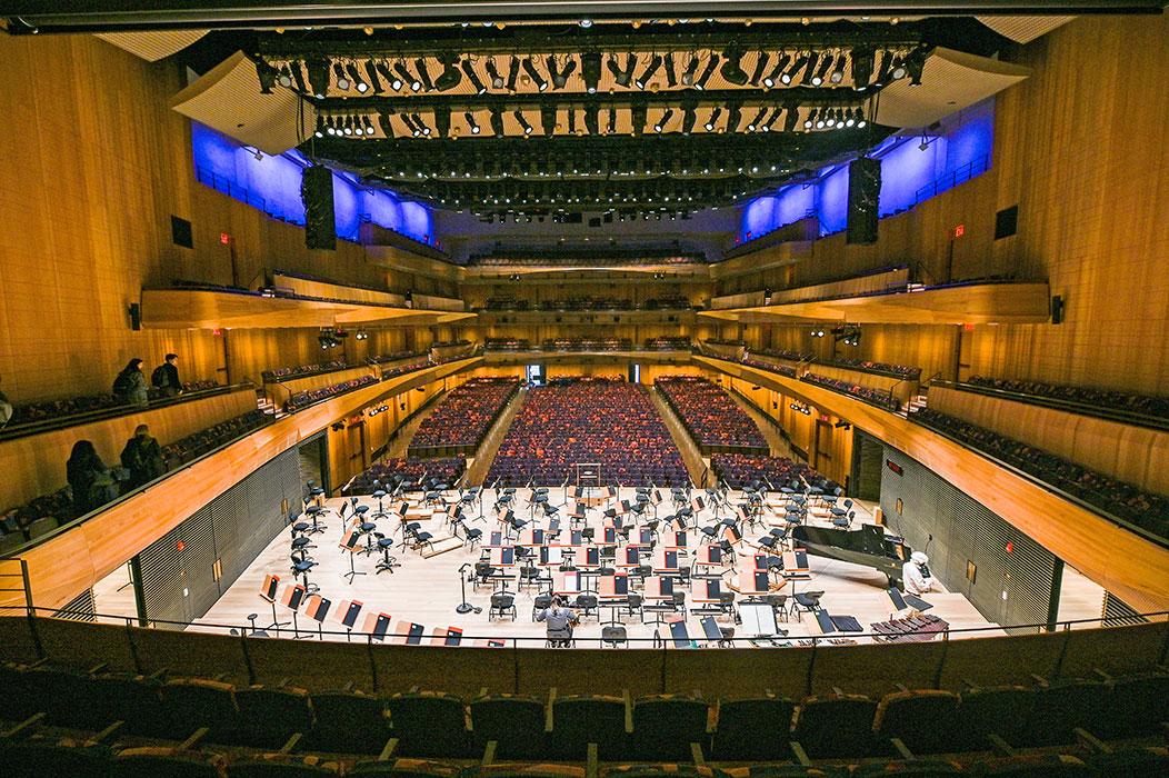 David Geffen Hall at Lincoln Center in New York.