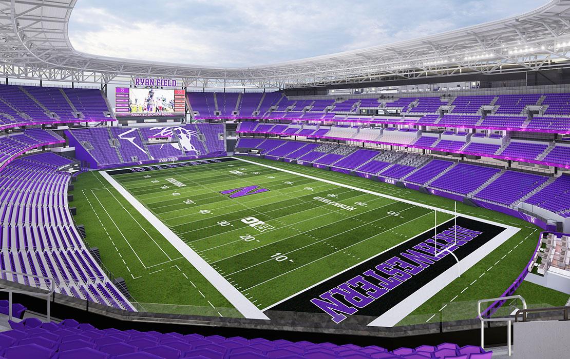 Ryan Field Redevelopment in Evanston, Illinois.