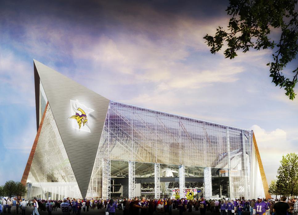 vikings stadium design